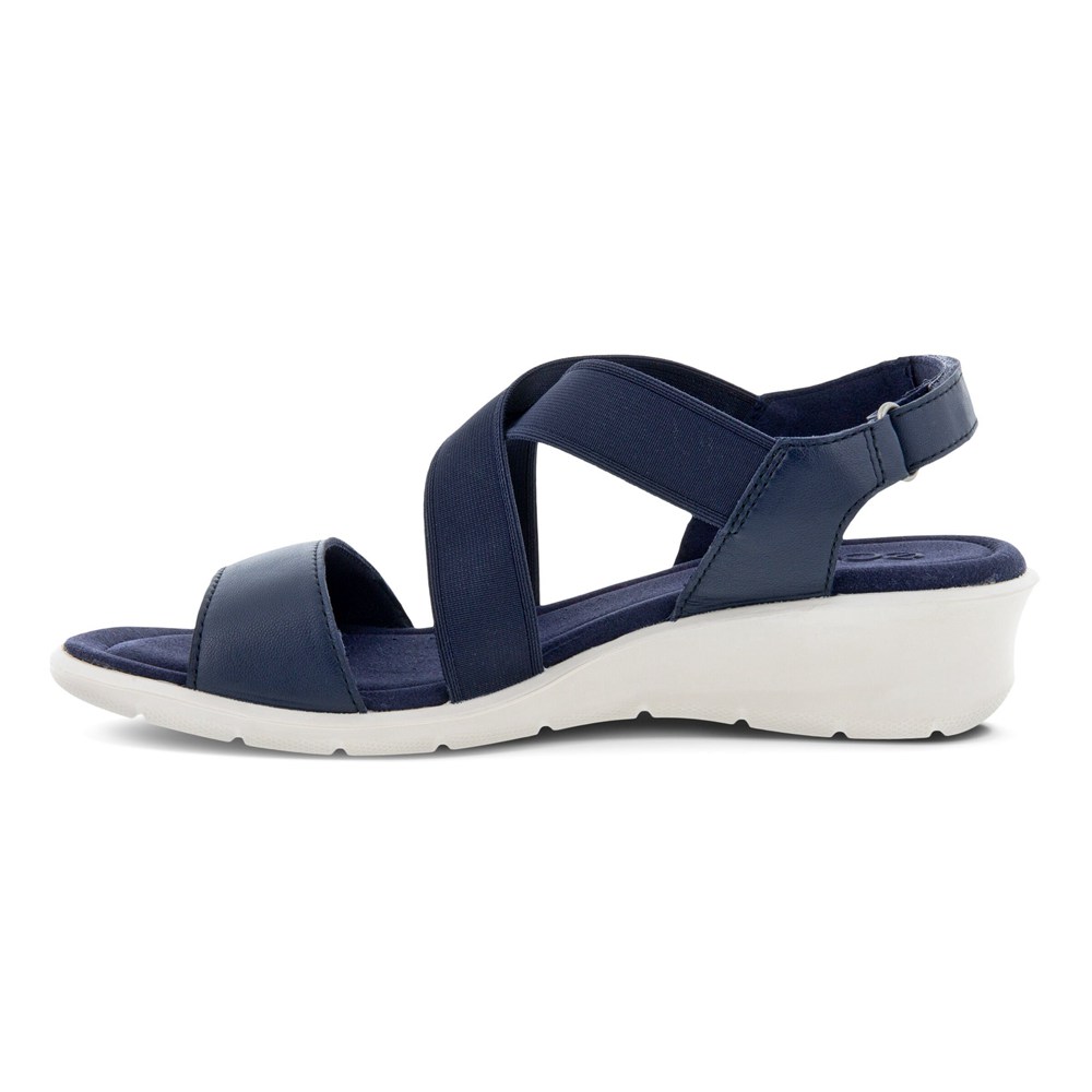 Sandalias Mujer - ECCO Finola Wedge - Azul Marino - BTM407315